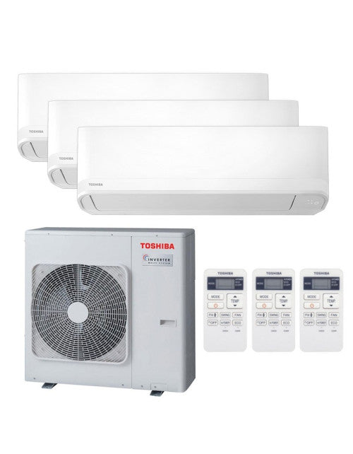 Climatizzatore Condizionatore Toshiba Seiya Trial 9000+12000+12000BTU
